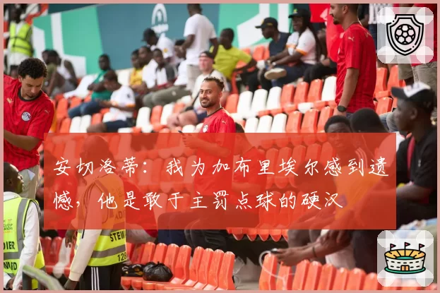 安切洛蒂:我为加布里埃尔感到遗憾,他是敢于主罚点球的硬汉